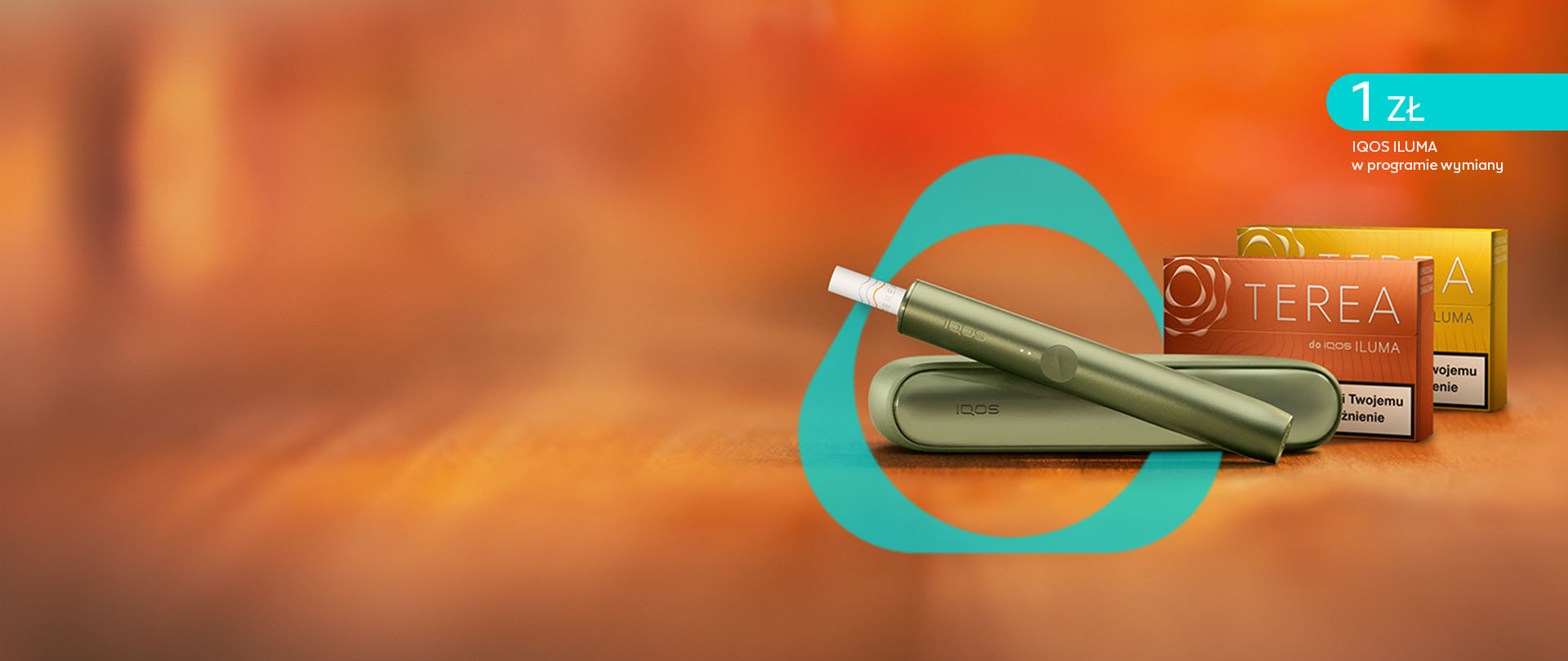 Urządzenie IQOS ILUMA w kolorze Moss Green